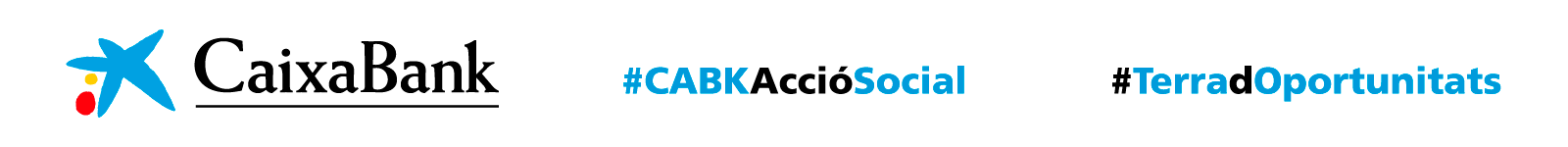 Imatge logo capçalera CaixaBank #CABKAccióSocial #TerradOportunitats